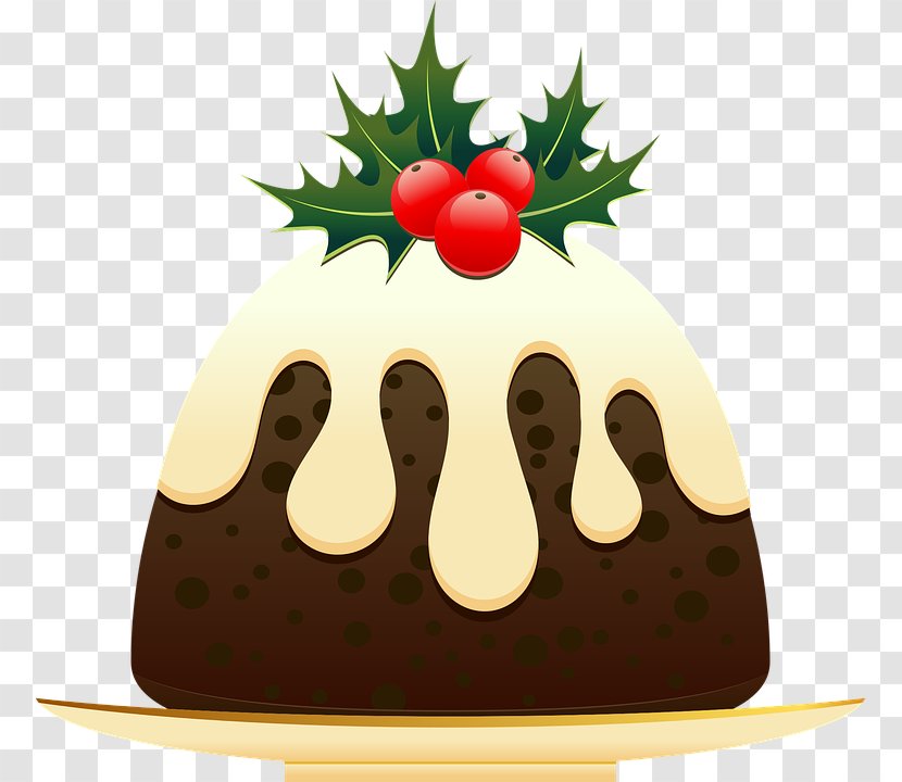 Christmas Pudding Figgy Banana Cake Clip Art - Chocolate Transparent PNG