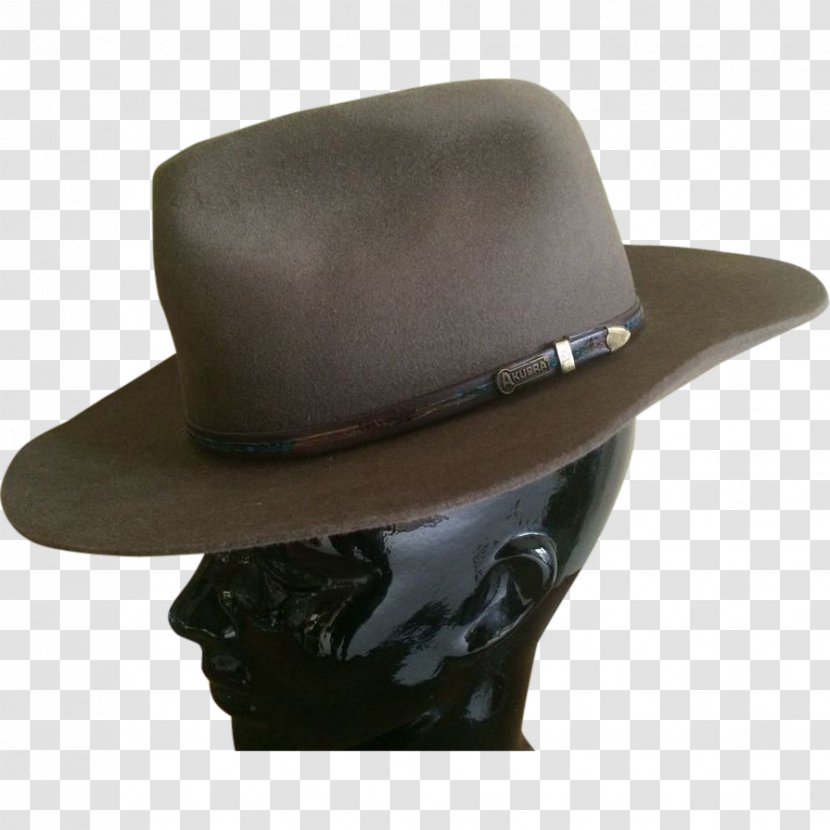 Fedora Australia Akubra Bowler Hat - Vintage Clothing Transparent PNG