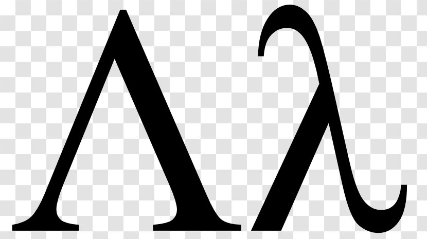 Lambda Calculus Anonymous Function Symbol Greek Alphabet - Text Transparent PNG