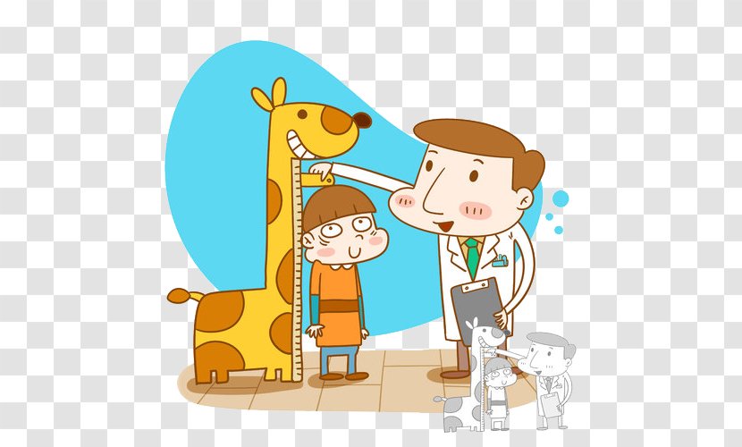Child Clip Art - Measuring Height Of A Transparent PNG