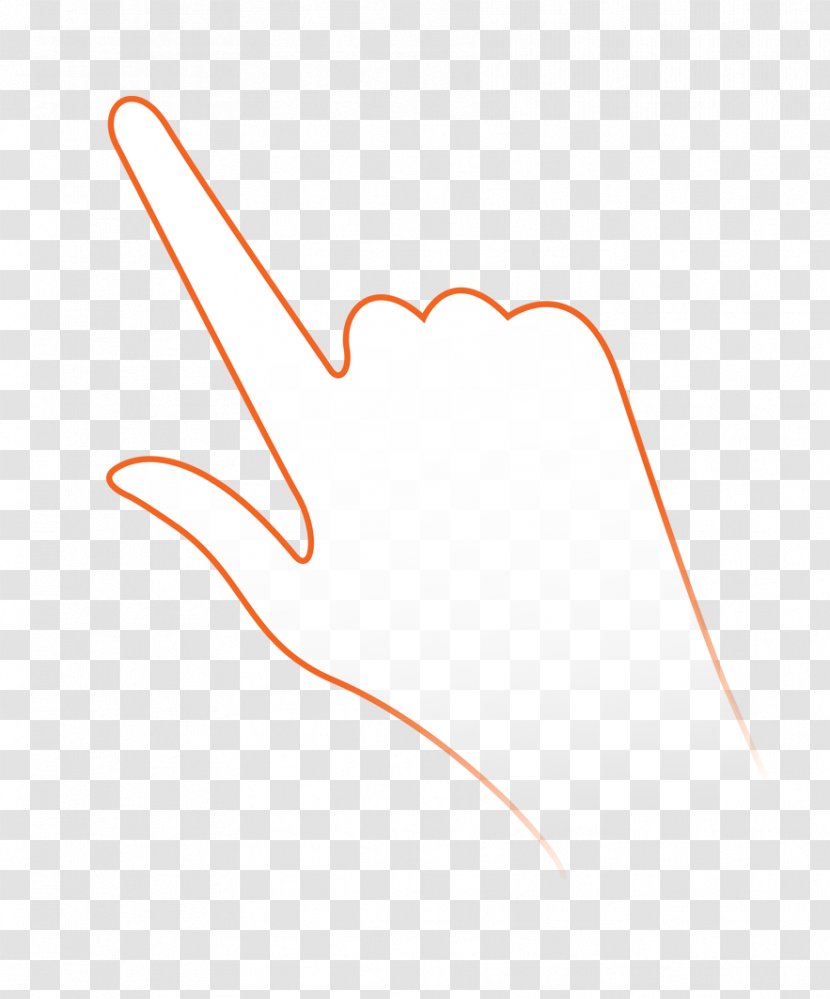 Line Point Angle Finger Transparent PNG