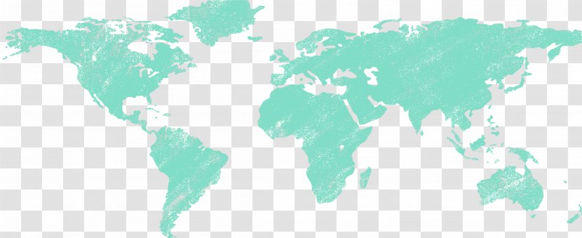 World Map Wall Decal Projection - Ocean Transparent PNG