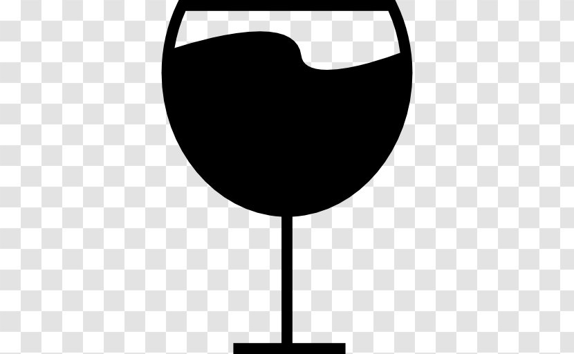 Wine Glass Symbol - Monochrome Photography Transparent PNG