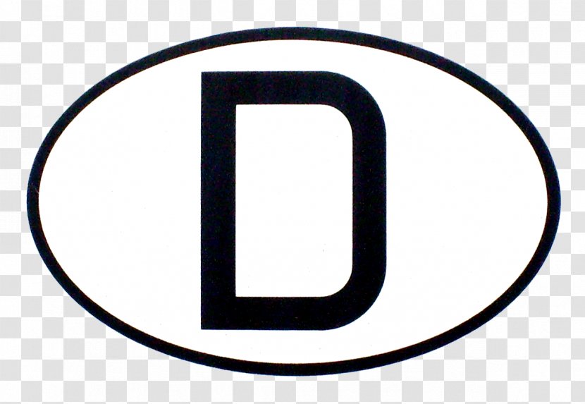East Germany Vehicle License Plates Car Ajoneuvon Kansallisuustunnus - Bumper Sticker - D Transparent PNG