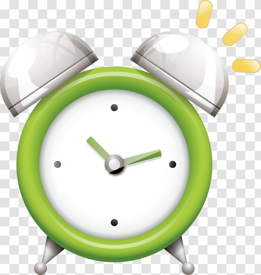 Alarm Clock Mobile Phone - Green Transparent PNG