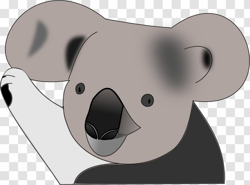 Koala Bear Cuteness Clip Art - Silhouette Transparent PNG