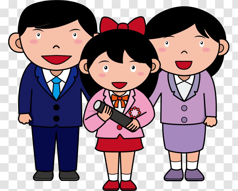 入学式 Matriculation 中学校 Clip Art - Friendship - Graduation Season Transparent PNG