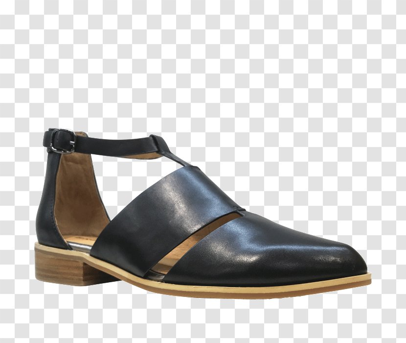 Sandal Leather Shoe - Brown Transparent PNG