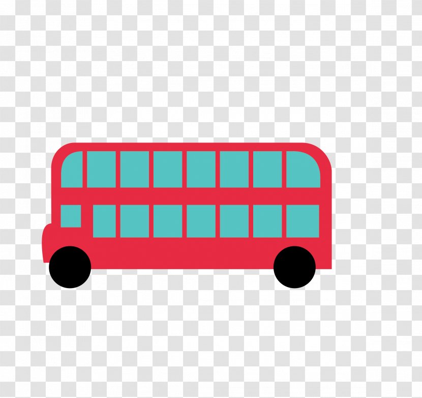 Bus Cartoon - Rgb Color Model - Vector Transparent PNG