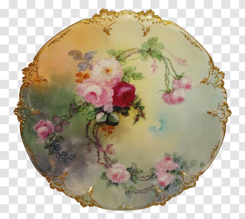 Limoges Porcelain Plate Platter - Ceramic Transparent PNG