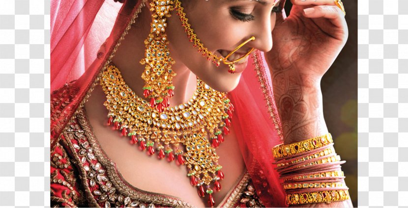 Jewellery Bride Kundan Jewelry Design Costume - Mehndi Transparent PNG