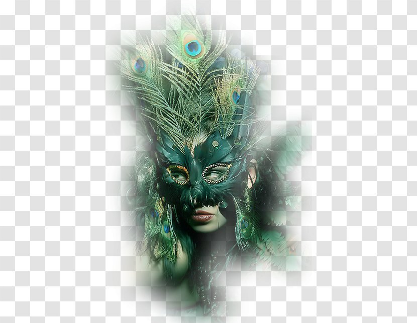 Mask Feather Venice Carnival Costume Transparent PNG