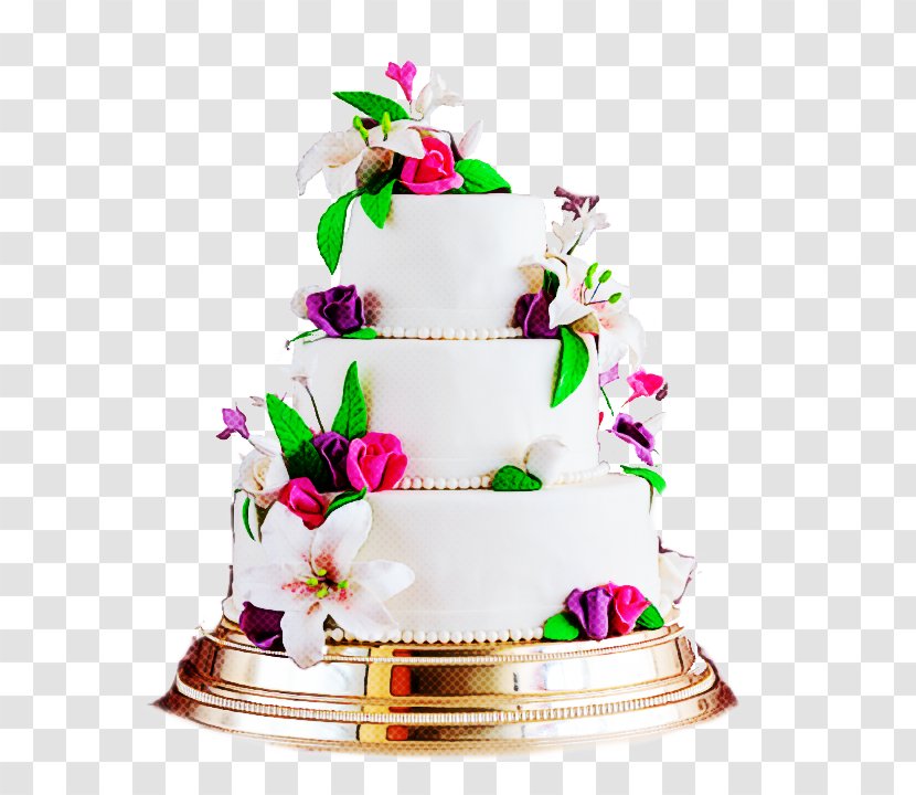 Wedding Cake - Decorating - Fondant Buttercream Transparent PNG