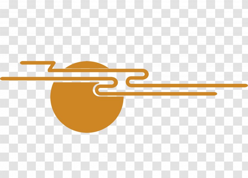 Euclidean Vector Moon - Logo - Golden Transparent PNG