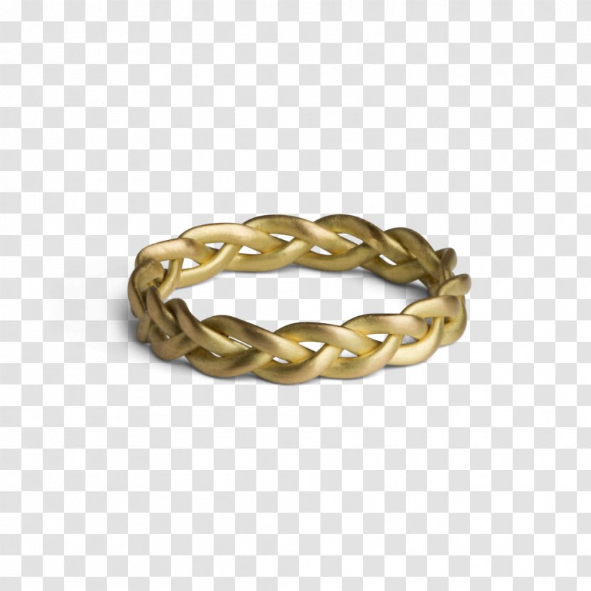 Braided Ring Silver Gold - Bangle Transparent PNG