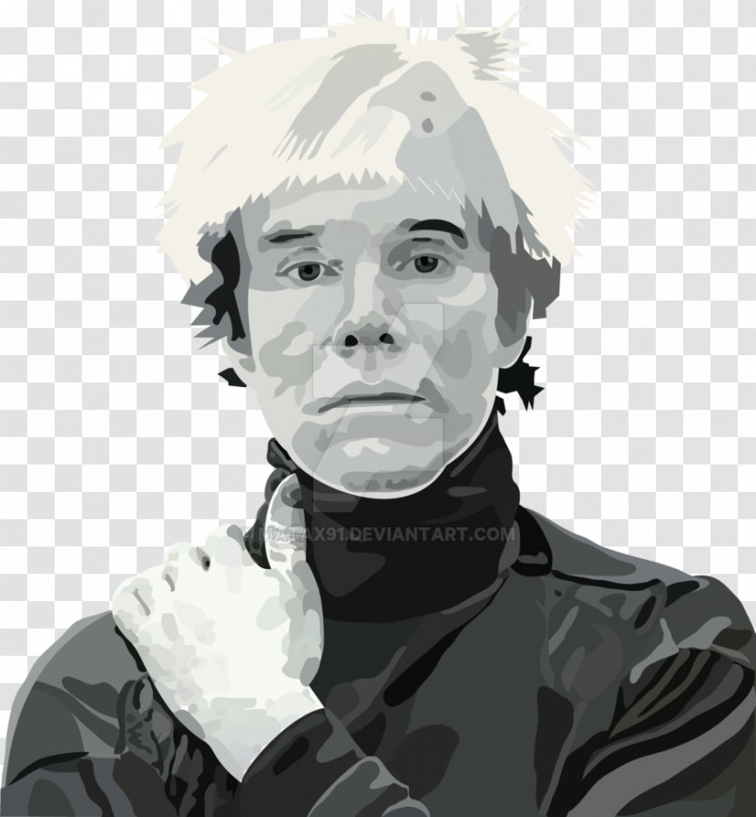 Andy Warhol Digital Art Illustrator - Portrait Transparent PNG