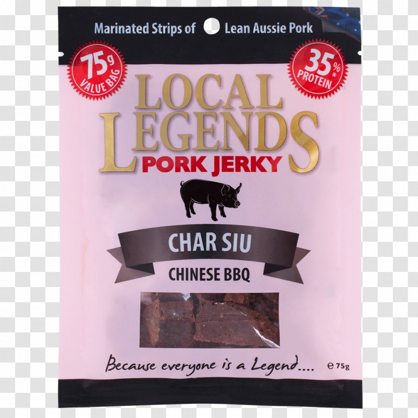 Jerky Char Siu Meat Chinese Cuisine Pork - Barbecue Transparent PNG