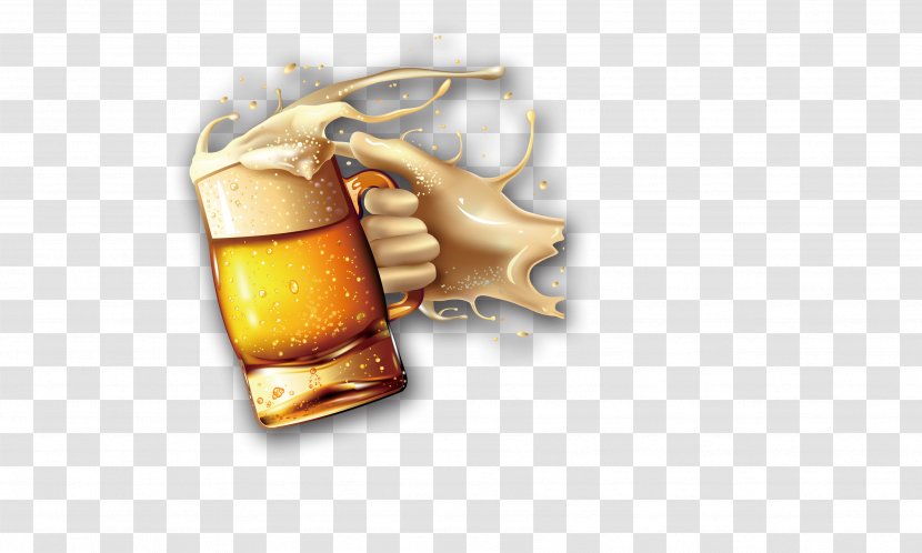 Wheat Beer Oktoberfest Ice - Poster Picture Psd Material Transparent PNG