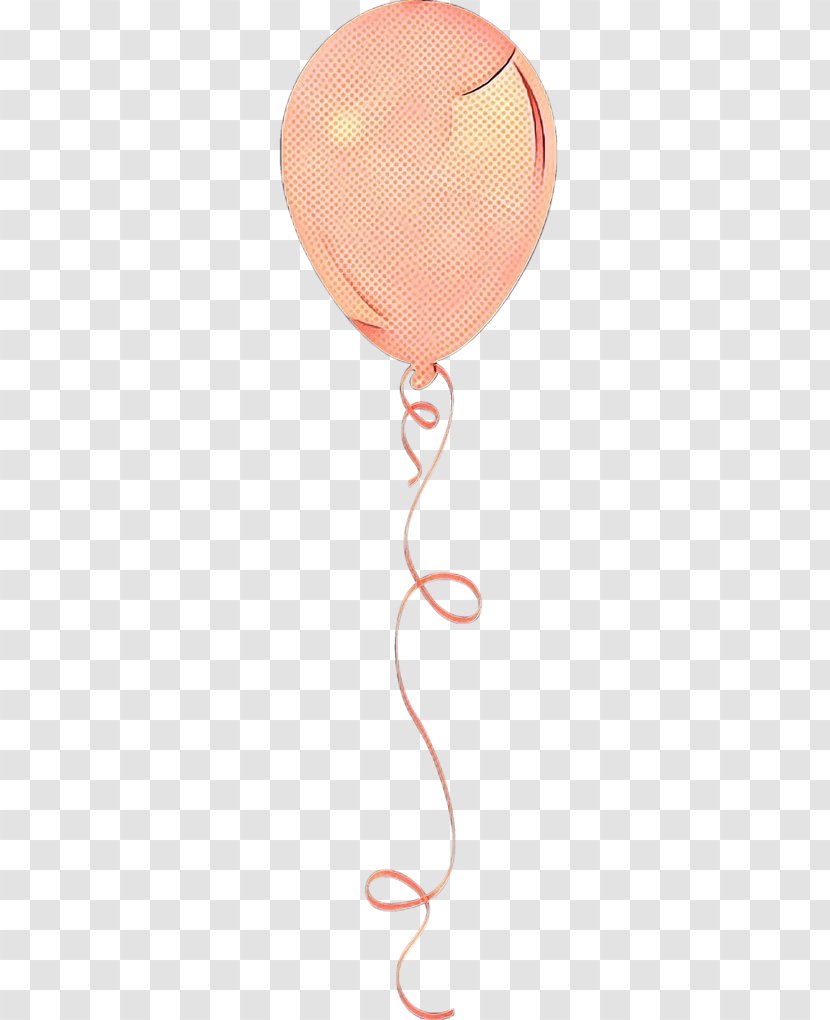 Pink Balloon - Retro - Party Supply Peach Transparent PNG