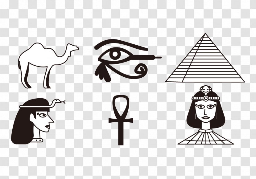 Cleopatra Ancient Egypt Euclidean Vector - Features Transparent PNG