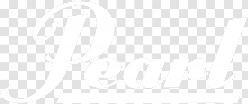 White Font - Black And - Pearl Drums Transparent PNG