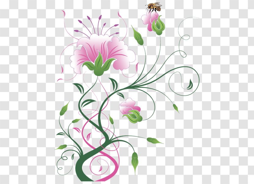 Floral Design Abstract Art Flower - Painting Transparent PNG