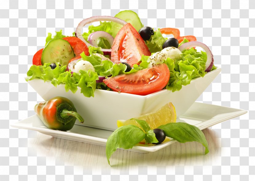 Caesar Salad Wrap Vinaigrette Greek - Vegetarian Food - File Transparent PNG