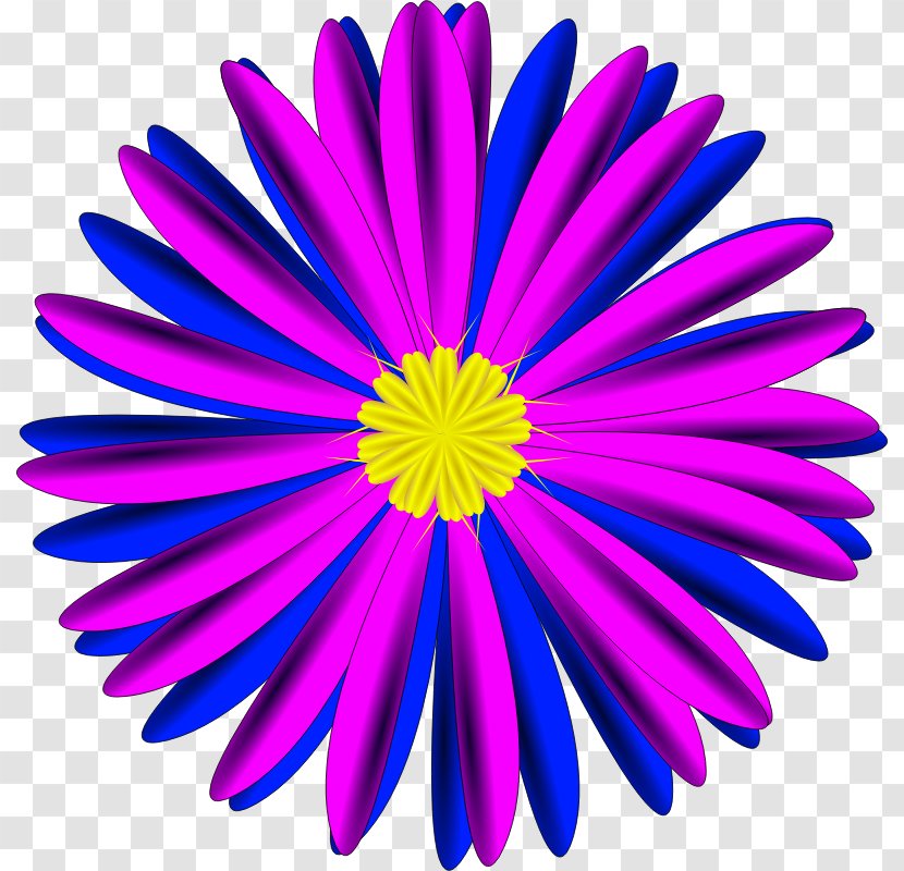 Blue Flower Pink Clip Art - Violet Transparent PNG