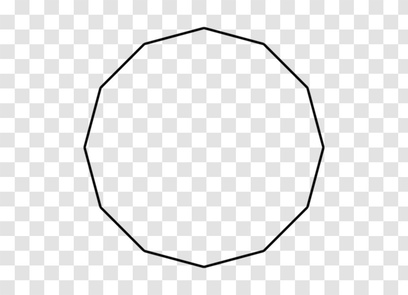 Regular Polygon Decagon Circle Shape - Centre Transparent PNG