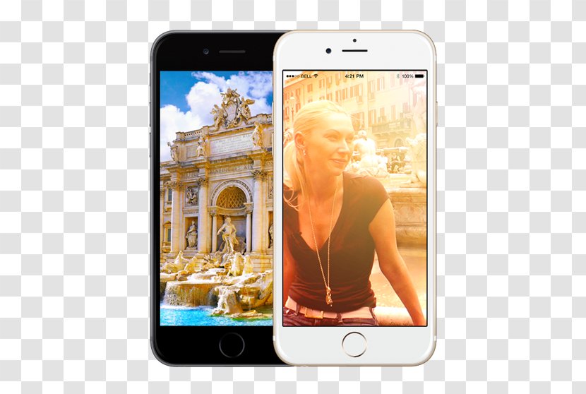 Trevi Fountain Smartphone Fontana Del Moro Via Veneto - Italy Transparent PNG