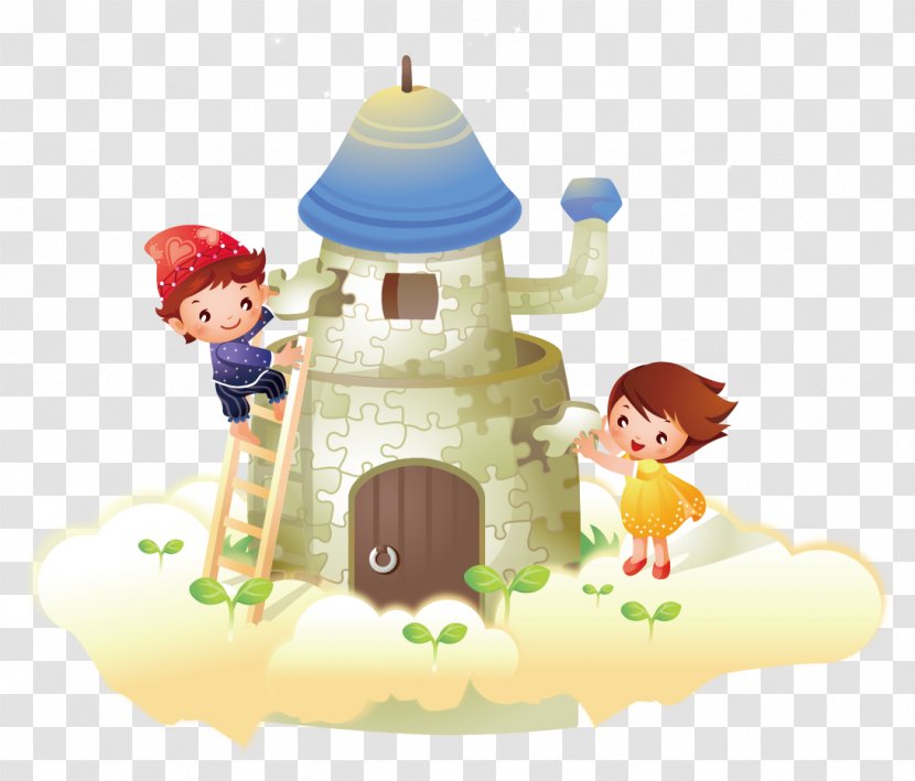 Jigsaw Puzzle Child - Frame - Castle Transparent PNG