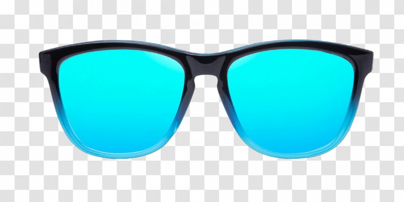 Glasses - Transparent Material - Teal Turquoise Transparent PNG