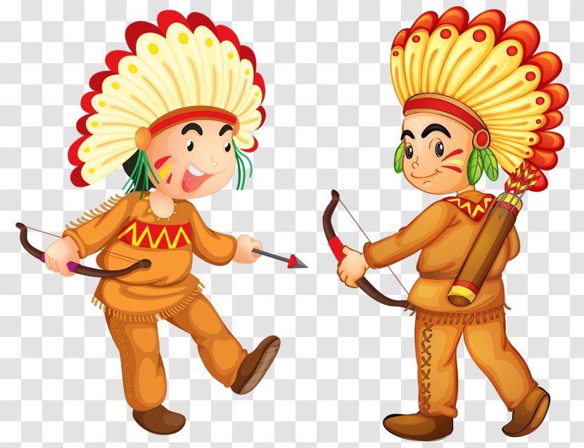 Native Americans In The United States Child Clip Art - Two Children Transparent PNG