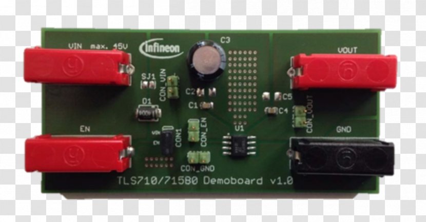 Microcontroller Capacitor TV Tuner Cards & Adapters Electrical Network Hardware Programmer - Sound Audio - Infineon Technologies Americas Corp Transparent PNG