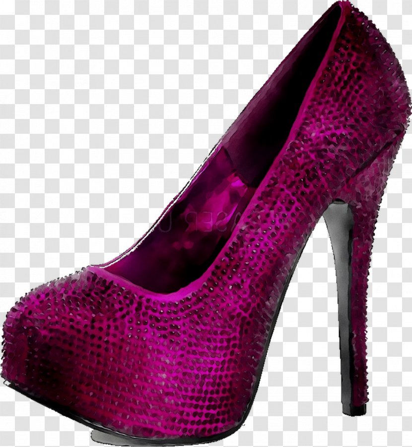 Heel Shoe Purple Product Design - Violet - Glitter Transparent PNG