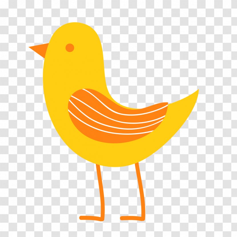 Yellow-hair Chicken Clip Art - Gratis - Yellow Chick Transparent PNG