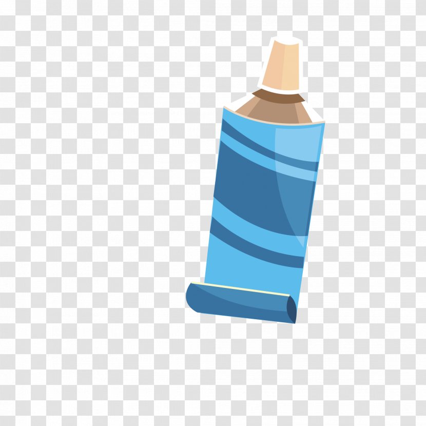 Toothpaste Toothbrush Cartoon - Blue Transparent PNG