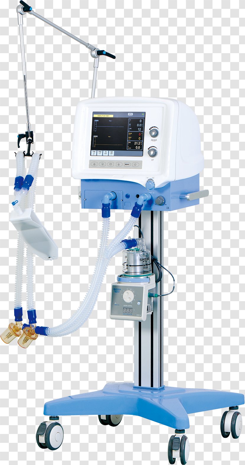 Medical Equipment Ventilator Mechanical Ventilation Medicine Intensive Care Unit - Technology - Breathing Transparent PNG