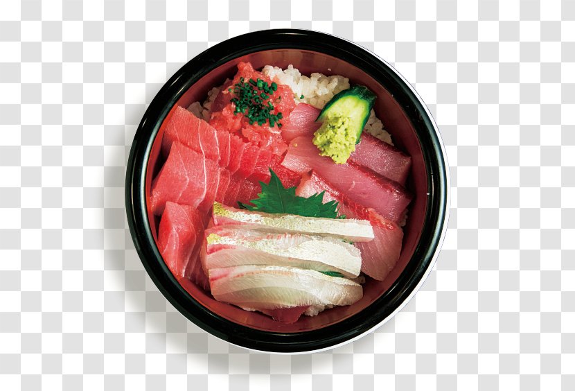 Sashimi Garnish Lunch Recipe - Asian Food - Gourmet Club Transparent PNG