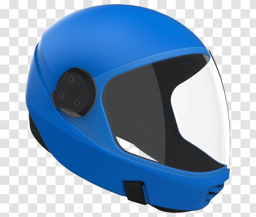 Motorcycle Helmets Parachuting Parachute Automatic Activation Device - Integraalhelm - Blue Transparent PNG