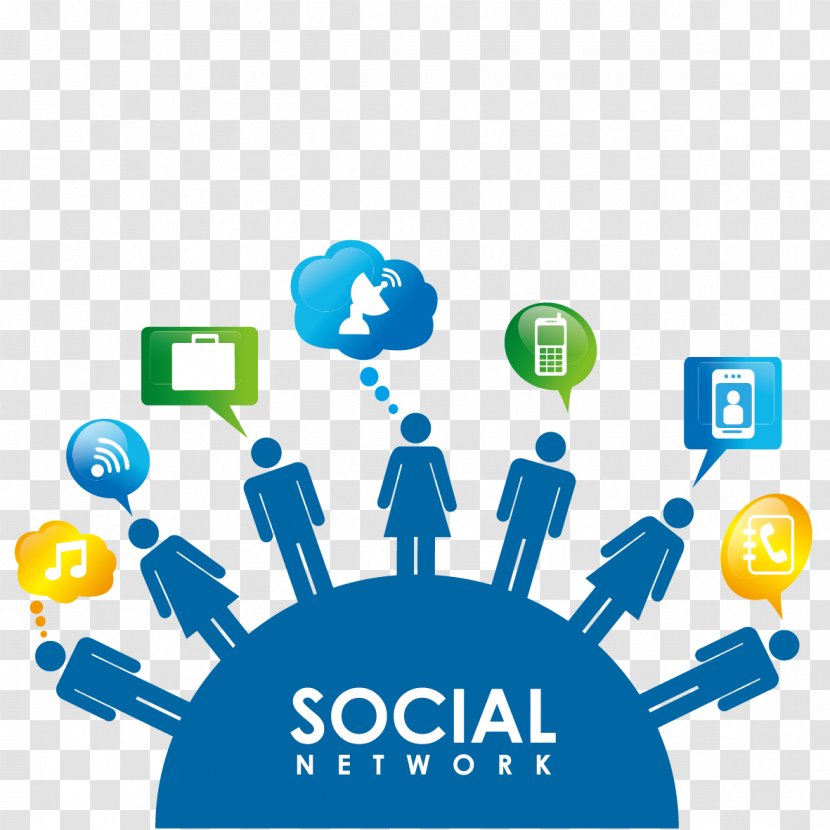 Social Media Network Royalty-free Clip Art - Area - Vector Business People And Icons Transparent PNG