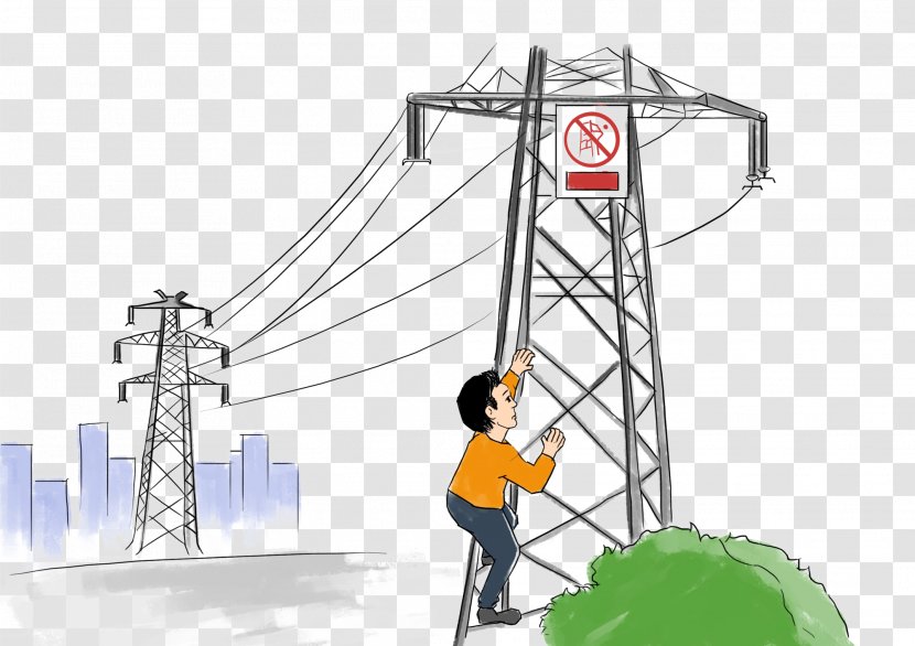 Electricity High Voltage - Structure - Prohibit Climbing Transparent PNG