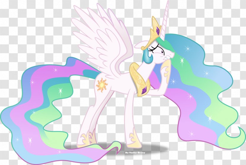 Pony Princess Celestia Twilight Sparkle Luna Horse - Mythical Creature Transparent PNG