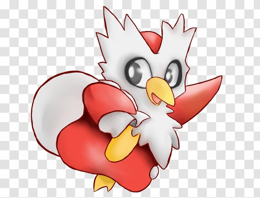 Christmas Day Delibird Rooster Masquerain - Flower - Pokemon Transparent PNG