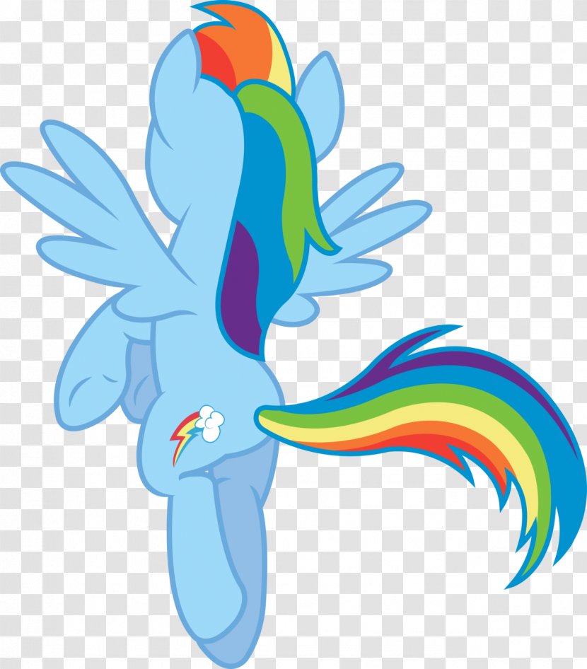 Rainbow Dash Pony Fluttershy Clip Art - My Little Transparent PNG