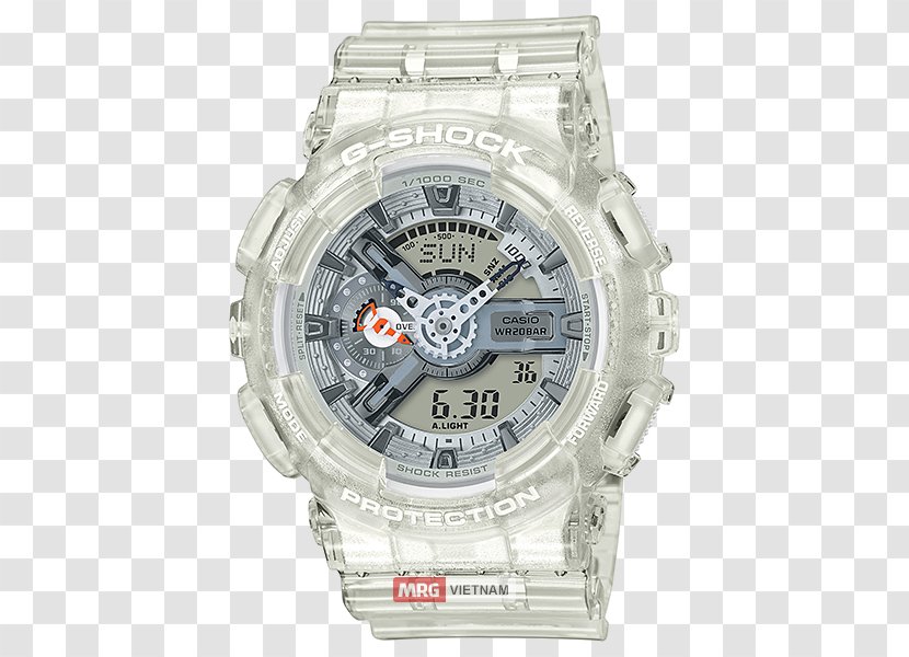 G-Shock Casio Watch Clock Water Resistant Mark - Platinum Transparent PNG