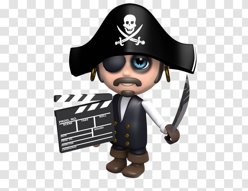Piracy Clapperboard Royalty-free Photography - Film - The Pirate Captain Took Log Card Cartoon Transparent PNG