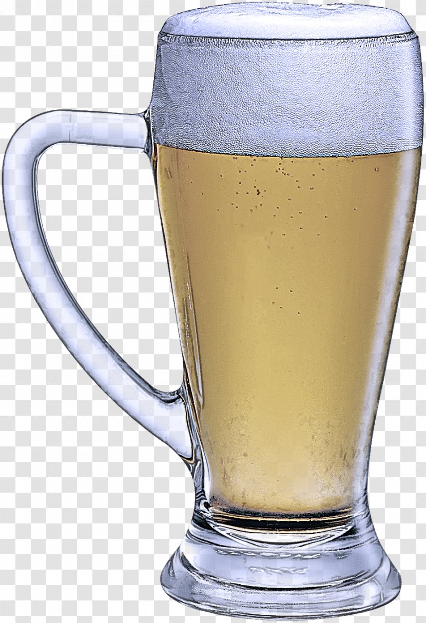 Beer Glass Drink Drinkware Pint - Lager Tableware Transparent PNG