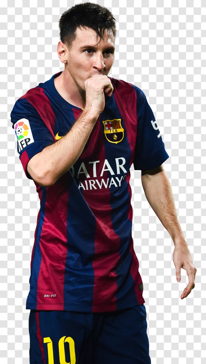 Lionel Messi FC Barcelona T-shirt Team Sport High-definition Television - Sportswear Transparent PNG