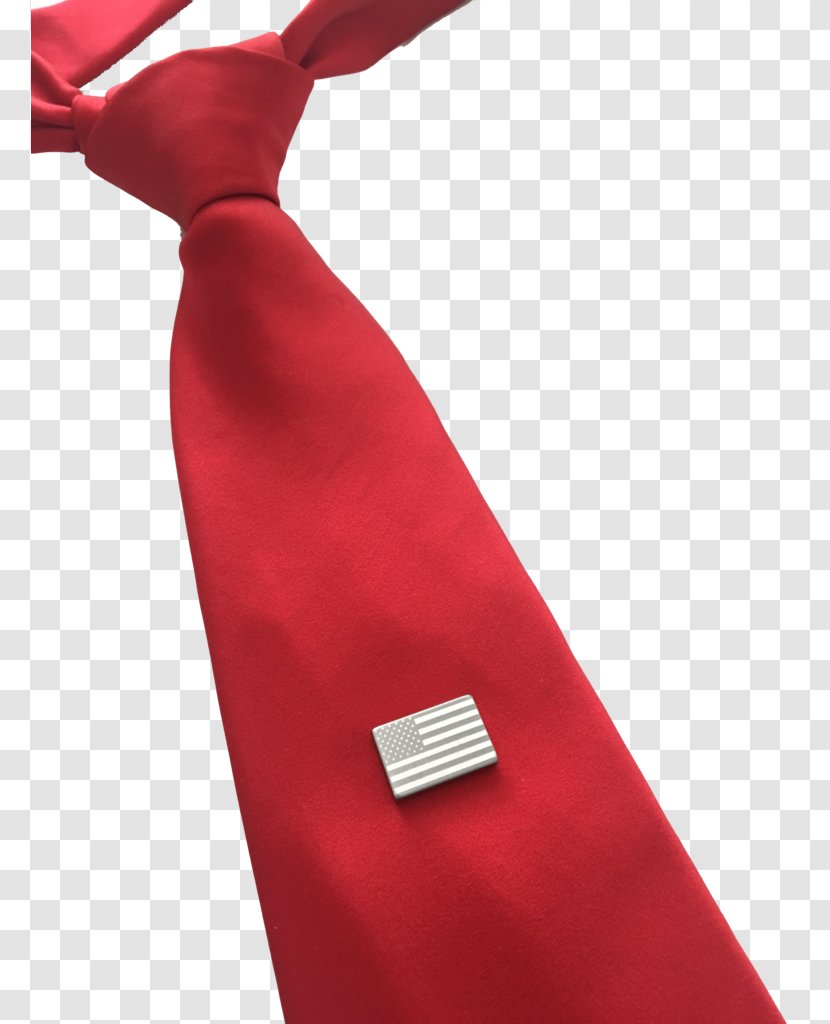 Necktie Tie Clip Clip-on Pin Lapel - Gq Flag Transparent PNG